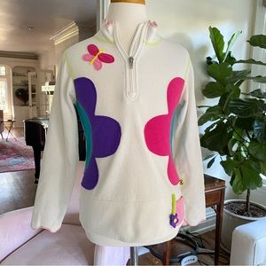 OBERMEYER Quarter Zip Fleece Pullover